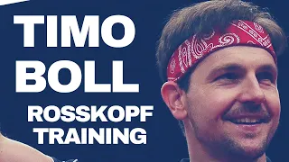 TIMO BOLL and COACH ROSSKOPF Training - Rare Private Record