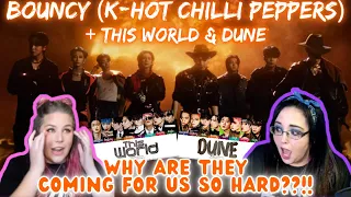 ATEEZ(에이티즈) - 'BOUNCY (K-HOT CHILLI PEPPERS)' Official MV + This World & Dune | K-Cord Girls React