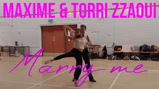 Maxime Zzaoui & Torri Smith - Marry Me - West Coast Swing UK workshop weekend 2016