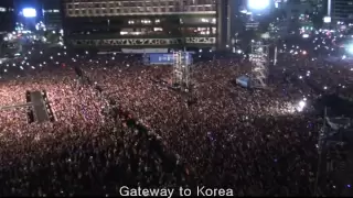 PSY's Gangnam Style at the Seoul City Hall Concert Korea