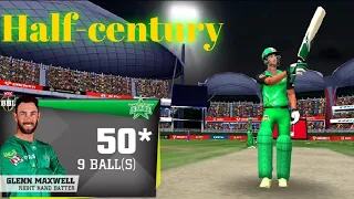 Glenn Maxwell Hundred | Melbourne Stars Vs Hobart Hurricane | Big Bash League | BBL | Gameplay