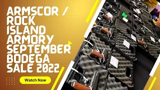 ARMSCOR / ROCK ISLAND ARMORY SEPTEMBER BODEGA SALE 2022: MARIKINA BOOTH PART 2/2