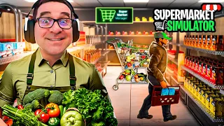 SUPERMARKET SIMULATOR DEMO | COMPREI UM SUPER MERCADO NOVO