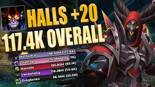 Demonology Warlock | 117.4K Overall | 4 Tier | Halls of Infusion Mythic +20 | WoW Dragonflight 10.1