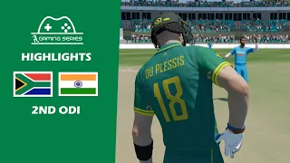 South Africa v India - 2nd ODI 2024 | Newlands Crick Ground (Cape Town) | Gaming Series (Cricket 22)