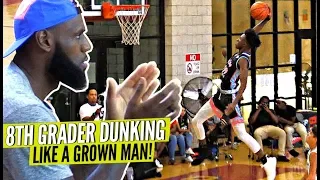 8th Grader Dunking Like a GROWN MAN!!! Even LeBron Was Impressed by Rayvon Griffith!!