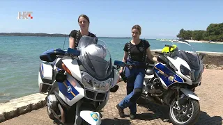 Ana i Anita | Jedine policijske motociklistice u Istri