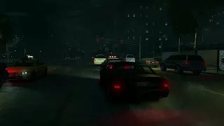 GTA IV - Driving Home in a Rainy/Stormy night