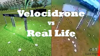 VelociDrone vs Real Life || Drone Simulator Comparison