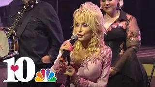 Dolly speaks at grand opening of the Dolly Parton Experience