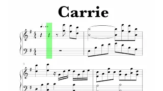 Europe - Carrie Sheet Music