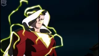 Billy Batson turns into Shazam | Justice League: War