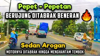 "MOTORNYA DITABRAK BENERAN !!" 🔥 Aksi Ribut Mobil vs Motor di Jalan Raya