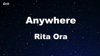 Anywhere - Rita Ora Karaoke 【No Guide Melody】 Instrumental