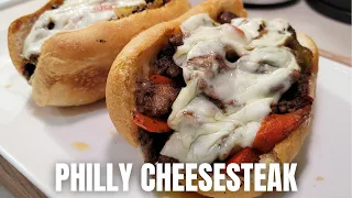How to make a DELICIOUS Philly Cheesesteak at home! | Recipe #phillycheesesteak #cheese #steak
