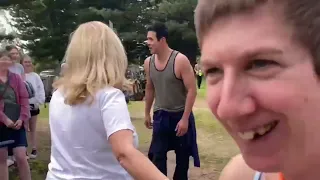 James Stewart (Justin Morgan) on the CelebTime Home and Away Location Tour 12/9/23