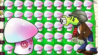 Plants vs Zombies Hypno-shroom vs Gatling Snow Pea vs Gargantuar PvZ 1