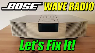 Repairing A BOSE Wave Radio Alarm Clock