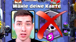 😨SCHWERSTE CHALLENGE in Clash Royale? Nur schlechte Karten wählen!