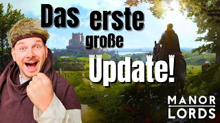 Darauf müssen wir uns in MANOR LORDS einstellen! 1. Update News Deutsch