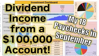 How Much My Dividend Portfolio Paid Me in September! ($100,000 Account!)