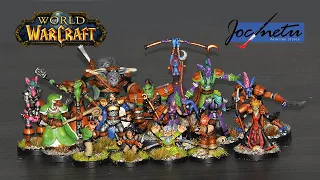 World of Warcraft: The Boardgame painted miniatures