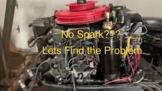 “No Spark” Is it a Bad Switch Box, Stator or Trigger? Using a DVA Adapter - 1989 45 hp Mercury