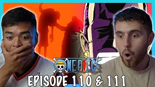 LUFFY ACTUALLY LOSES!? | LUFFY VS CROCODILE || One Piece Episode 110 + 111 REACTION!