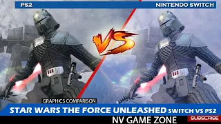 Star Wars The Force Unleashed Nintendo Switch VS PS2 | Graphics Comparison | NV Game Zone