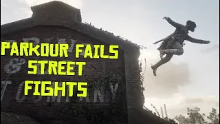 Red Dead Redemption 2 Parkour Fails & Street Fights