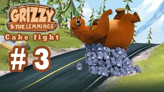 Grizzy and the Lemmings Cake fight!!! #3