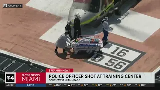 Pinecrest police officer hospitalized after getting shot at training center