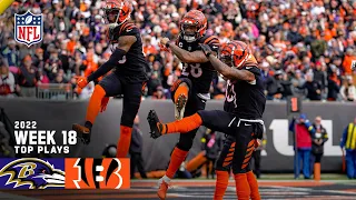 Cincinnati Bengals Top Plays vs. Baltimore Ravens | 2022 Regular Season Week 18