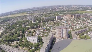 Restored IL-2 over Voronezh. Полет Ил-2 над Воронежем и ВАСО.