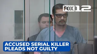 Accused serial killer Jesse Calhoun appears in court, pleads not guilty to all charges