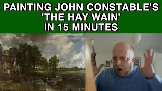 Painting John Constable's 'The Hay Wain' in 15 minutes - Marek's Mediocre Masterpieces
