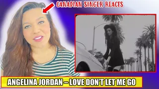 NEW ANGELINA JORDAN REACTION! LOVE DON'T LET ME GO | Singer reacts to Angelina Jordan #reactions