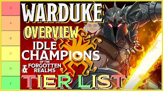 Warduke Tier List Ranking & Overview - Idle Champions