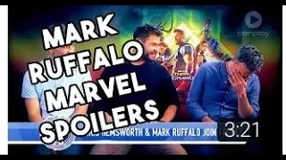Avengers cast cant stop giving spoilers infinity wars Mark ruffalo || Robert downey jr