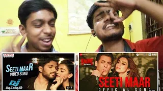 Seeti Maar Song Reaction | Salman Khan | Allu Arjun | DJ | Radhe | DSP