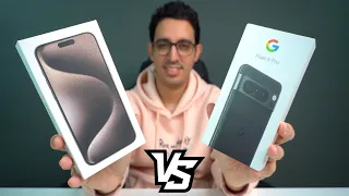 أخيرا وجدت منافس قوي للأيفون 😍 || iPhone 15 Pro Max VS Google Pixel 8 Pro