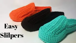 Crochet Slippers For Women | Easy Crochet Loafers