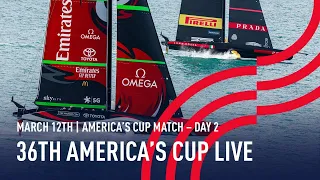 Day 2 Full Race Replay | The 36th America’s Cup Presented by PRADA