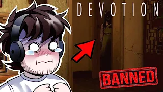 The BANNED HORROR GAME MADE ME CRY... (tears) | DEVOTION (ENDING)