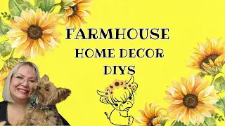 FARMHOUSE HOME DECOR DIYS/HIGHLAND COWS AND MORE