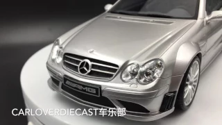 Mercedes Benz CLK Black series Resin Scale 1/18 By OTTO Mobile