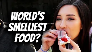 The World's STINKIEST Fish? Surströmming Challenge With Dad