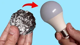 Just Put A Aluminum Foil On The LED Lamp And You Will Be Amazed. Tip How To Repair LED Bulb Easily.