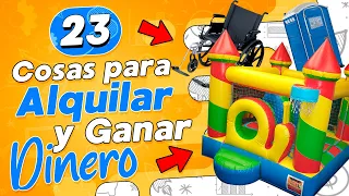 🤑 23 Cosas para Alquilar y Ganar Dinero 💰 Negocio de Alquiler