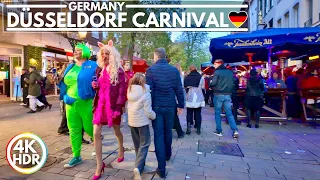 🎉 Beginning of Carnival in November 2023 - Party in Düsseldorf Germany 11/11 4K-HDR 60FPS